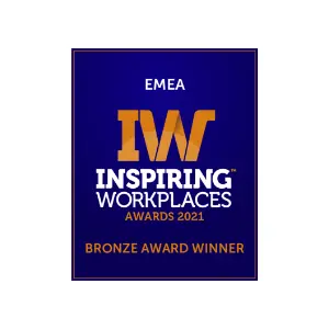 Inspiring Workplaces Bronze Award Winner 2021