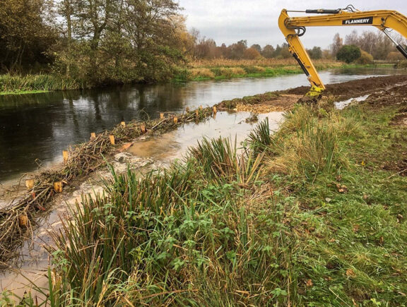 Chalk stream restoration