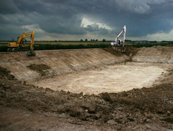 Storage lagoon construction