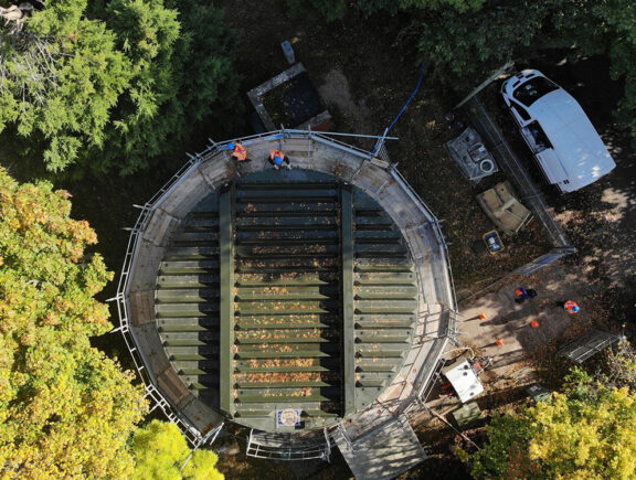 Steel tank refurbishment & roof replacement