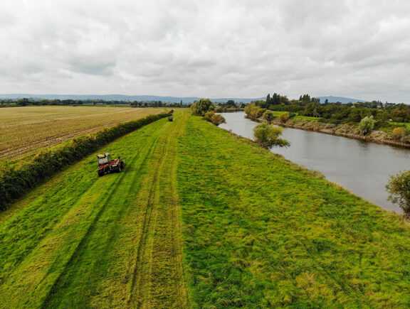 River embankment maintenance