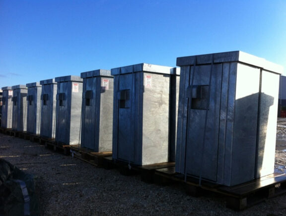 Water sample tap cabinets