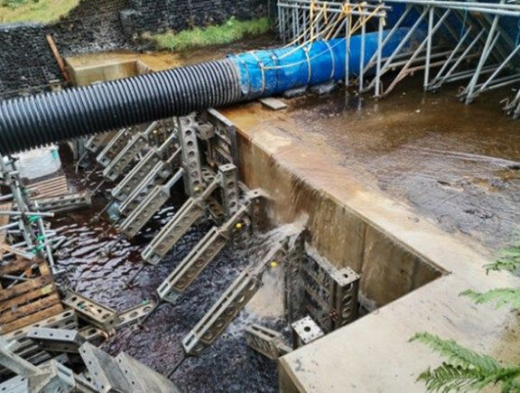 Spillway repair