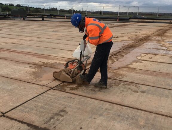 Reservoir roof replacement