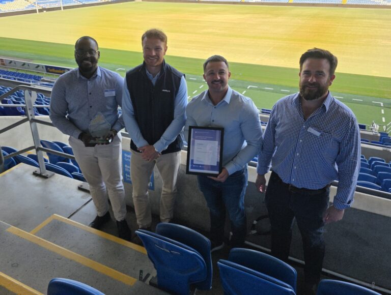 SHWEQ team recognition at Dŵr Cymru Welsh Water Health, Safety & Wellbeing Awards