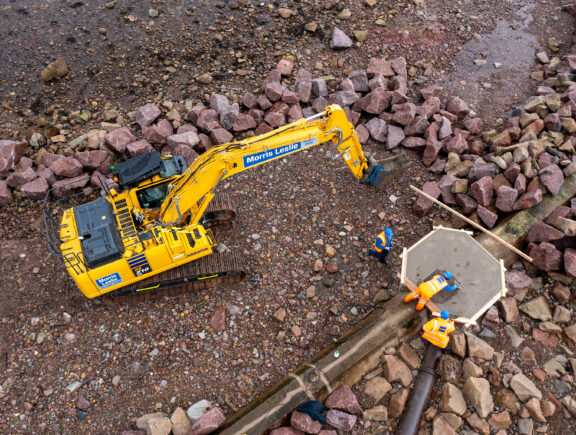 Reinforcing coastal wastewater outfalls on the North Sea