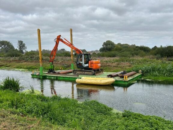Preventing flooding with embankment repairs