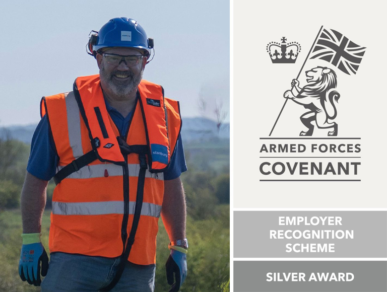 Ministry of Defence Employer Recognition Scheme (ERS) Silver Award Achievement